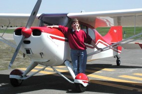 Becky and Her Reserve Grand Champion Aeronca Chief