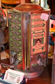 Vintage Four-Selection Stick-Gum Vendor