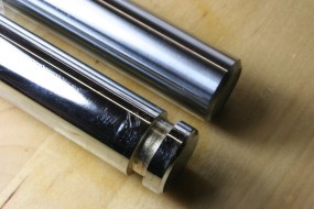 Hardened and Ground Bearing Shaft Compared to Original