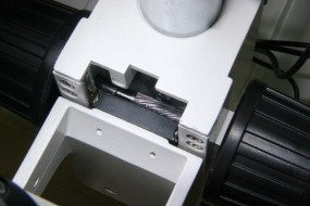 A View of the Helical Pinion for the Focuser