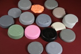 A Sample of Some  Small Experimental Mixes Cast in Muffin Tins