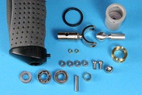 All of the Parts for the Metal Ball-Bearing Gimbal
