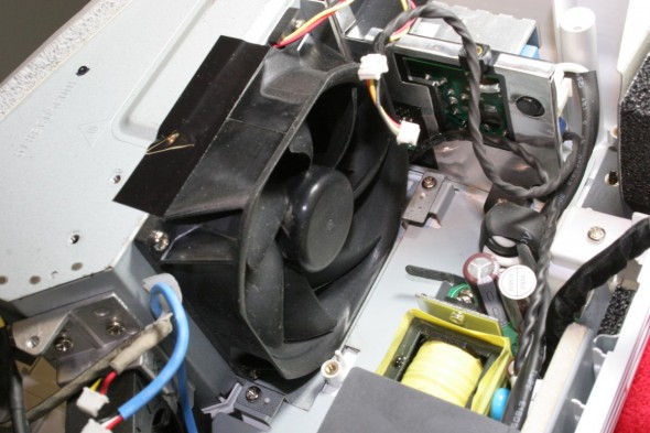 Fan Located at Rear of Lamp Compartment