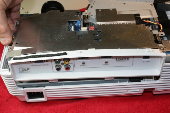 The Back Panel With Connectors Removes With the Main Board Assembly